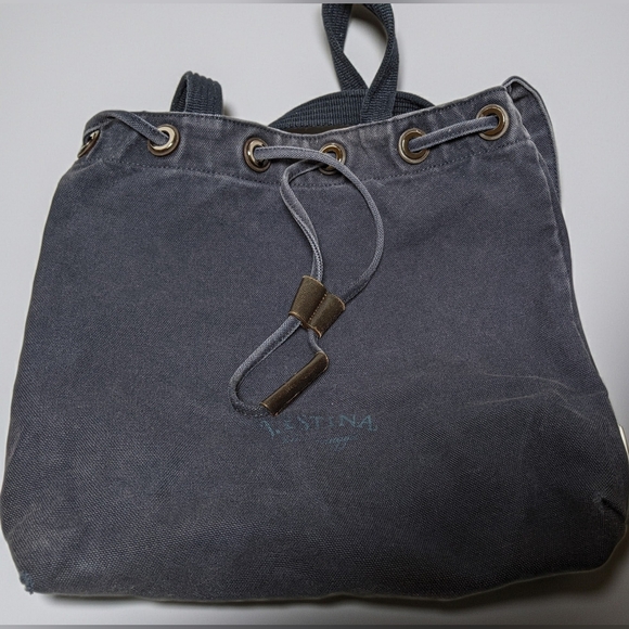 Authentic J.Estina Savvy Helio Korean Navy Tote Shoulder Bag K Drama fashion - Picture 9 of 14